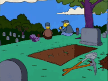 Simpsons Dead GIF - Simpsons Dead Grave GIFs