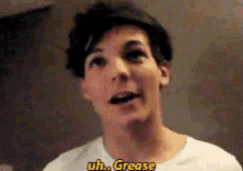 one direction 1d louis tomlinson grease