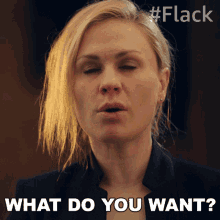 What Do You Want Robyn GIF - What Do You Want Robyn Anna Paquin GIFs