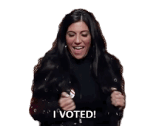 I Voted Patriotic Sticker - I Voted Patriotic Dancing Stickers
