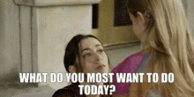 Modern Love Maggie Mitchell GIF - Modern Love Maggie Mitchell What Do You Most Want To Do Today GIFs