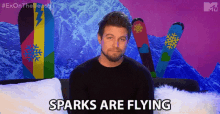 Sparks Are Flying Ryan Gallagher GIF - Sparks Are Flying Ryan Gallagher Ex On The Beach GIFs