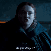 Sansa Stark Game Of Thrones GIF - Sansa Stark Game Of Thrones Deny It GIFs