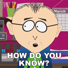 How Do You Know Mr Mackey GIF - How Do You Know Mr Mackey South Park GIFs