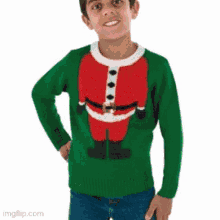 Santa Christmas Sweater Christmas Sweaters GIF - Santa Christmas Sweater Christmas Sweaters GIFs