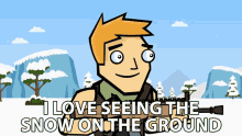 I Love Seeing Snow On The Ground Tanner GIF - I Love Seeing Snow On The Ground Tanner Jonah Rashid GIFs