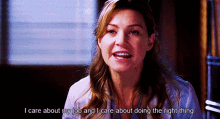 Greys Anatomy Meredith Grey GIF - Greys Anatomy Meredith Grey I Care About My Job GIFs