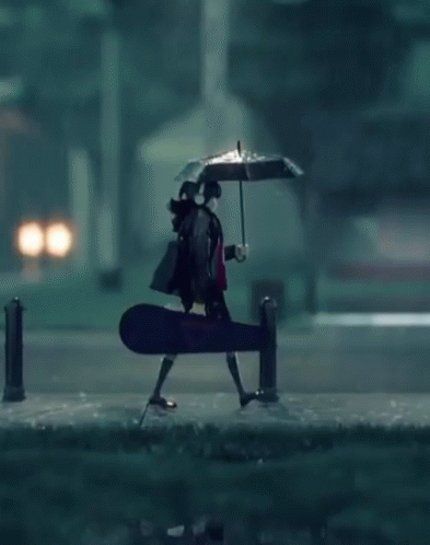 The perfect Rain Walking Animated GIF for your conversation. 
