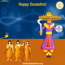 Celebrate The Victory Of Good Over Evil Gifkaro GIF - Celebrate The Victory Of Good Over Evil Gifkaro Happy Dussehra GIFs