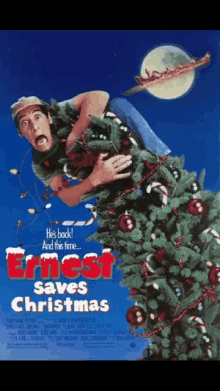 movies ernest saves christmas poster