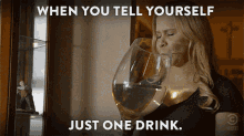Just One Drink Wine GIF - Just One Drink Wine Getting Drunk GIFs