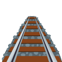 Railway Track Travel Sticker - Railway Track Travel Joypixels Stickers