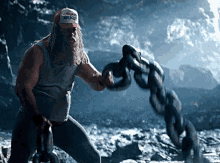 Thor Battle Ropes GIF - Thor Battle Ropes Working Out GIFs