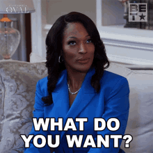 What Do You Want Victoria Franklin GIF - What Do You Want Victoria Franklin The Oval GIFs