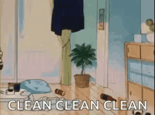 Sailor Moon Cleaning GIF - Sailor Moon Cleaning Anime GIFs