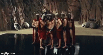 Dance Spartans GIF.