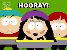 Hooray Wendy Testaburger GIF - Hooray Wendy Testaburger Eric Cartman GIFs