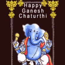 Ganesh Happy Ganesh Chaturthi GIF - Ganesh Happy Ganesh Chaturthi Elephant GIFs