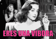 Actriz Con Cigarro En Mano Y Mirada Despectiva GIF - Dolores Del Rio Cigarro Vibora GIFs