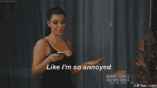 Like So Annoyed GIF - Annoyed Girly Kim Kardashian GIFs