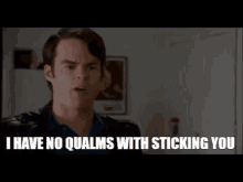Bill Hader I Have No Qualms With Sticking With You GIF - Bill Hader I Have No Qualms With Sticking With You No Complaints GIFs