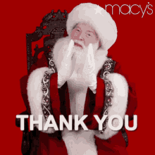 Macy Thank You GIF - Macy Thank You Santa Claus GIFs