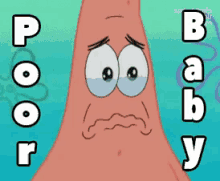 Poor Baby GIF - Patrick Star Crying Poor Baby GIFs