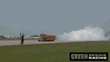 Green Beanie Green Beanie Racing GIF - Green Beanie Green Beanie Racing Racing GIFs