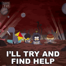 Ill Try And Find Help Mysterion GIF - Ill Try And Find Help Mysterion Kenny Mccormick GIFs