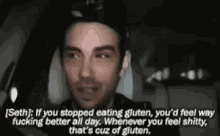 If You Stopped Eating Gluten, You'D Feel Better. GIF - Gluten Stop Eating Gluten Gluten Free GIFs