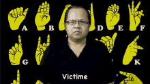 Victime Lsf Usm67 GIF - Victime Lsf Usm67 Sign Language GIFs