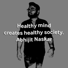 abhijit naskar naskar healthy mind creates healthy society social responsibility health and wellness