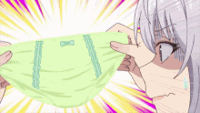 anime magic senpai tejina senpai yelling at underwear surprise underwear