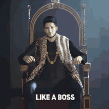 like a boss boss cool fix scarf throne