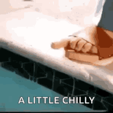 Testing The Waters Toe Extending GIF - Testing The Waters Toe Extending Weird GIFs