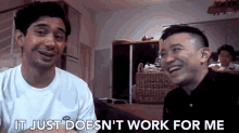It Just Doesnt Work For Me Robert Harianto GIF - It Just Doesnt Work For Me Robert Harianto Reza Rahadian GIFs