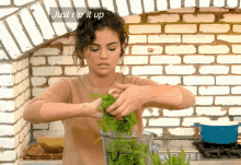 Selena Gomez Selena And Chef GIF - Selena Gomez Selena And Chef Cilantro GIFs