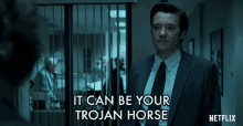 It Can Be Your Trojan Horse Jason Butler Harner GIF - It Can Be Your Trojan Horse Jason Butler Harner Roy Petty GIFs