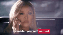 You'Ve Been Warned GIF - Vanessa Williams Consider Yourself Warned Warned GIFs