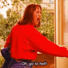 Laurie Metcalf Go To Hell GIF - Laurie Metcalf Go To Hell Roseanne GIFs