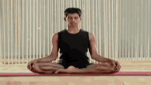Lotus Pose Leg Stretch GIF - Lotus Pose Leg Stretch Stretching GIFs