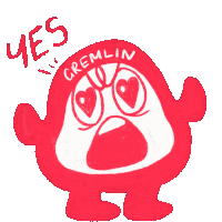 Yes Yes Yes Gremlin Sticker - Yes Yes Yes Yes Gremlin Stickers