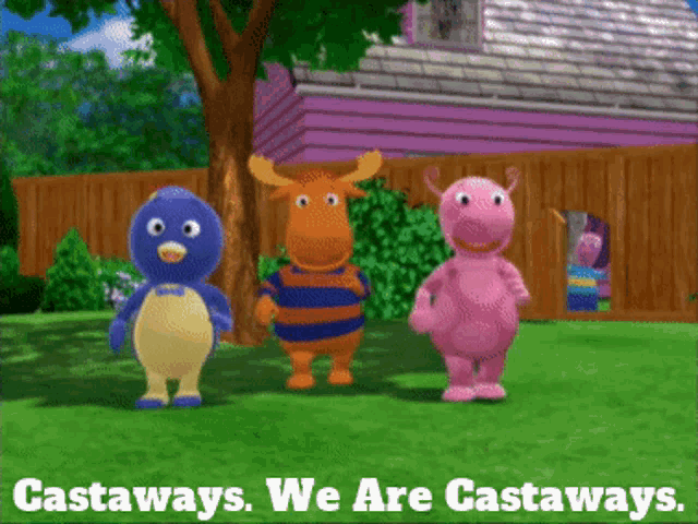 The Backyardigans Castaways GIF - The Backyardigans Castaways We Are Castaways GIFs