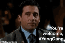 Yang Gang Youre Welcome GIF - Yang Gang Youre Welcome Yang GIFs