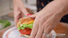 Hamburger Bigger Bolder Baking GIF - Hamburger Bigger Bolder Baking Burger GIFs