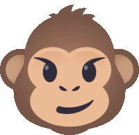 Smirking Monkey Joypixels Sticker - Smirking Monkey Monkey Joypixels Stickers