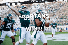 Spartans Win Msu Spartans GIF - Spartans Win Msu Spartans Spartan Football GIFs