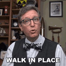 Walk In Place Lance Geiger GIF - Walk In Place Lance Geiger The History Guy GIFs
