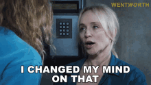 I Changed My Mind On That Marie Winter GIF - I Changed My Mind On That Marie Winter Wentworth GIFs