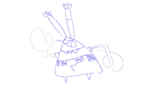 shaking claws crab drawing sketch mr krabs